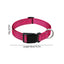 Reflective Dog Collar Adjustable Cat Collar Safety Nylon Pet Collar Durable Comfortable Reflective Pet Collar Pet Supplies