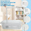 Bird Shower Box Automatic Shower Tub Multipurpose Bird Bathtub Parrot Bath Box For Pet Brids Parakeet Cleaning Supplies