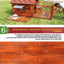 Outdoor Waterproof Solid Wood Kennel Medium and Large Dog Golden Retriever Kennel House Rainproof Outdoor Four Seasons