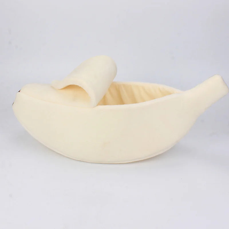 Banana Cat Nest Fun cute winter cozy warm durable personality creative dog house suitable for Chinchillas squirrel pet nest