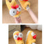 Women New Cute Cartoon Indoor Slippers Female Funny Yellow Chicken Winter Warm Fluffy Shoes Couples Home Floor Cotton Slippers