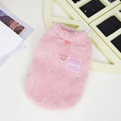 Pet Dog Sweater Fleece Winter Warm Soft Dog Clothes Comfort Puppy Clothing For Small Dogs Chihuahua Cat Hoodie Pet Accessories