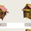 Rural Kennel Outdoor Kennel Rainproof Waterproof Rural Outdoor Kennel Courtyard Pet Small House Villa Four Seasons Pass