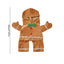 Gingerbread Man Dog Costume Soft Puppy Costume Hoodie Christmas Puppy Gingerbread Transformation Clothes For Cats Dogs