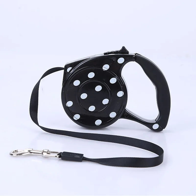 5m Durable Dog Leash Automatic Retractable Nylon Dog Lead Extending Puppy Walking Leads for Small Dog Chihuahua Pug Pet Supplies