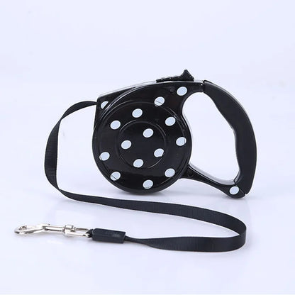 5m Durable Dog Leash Automatic Retractable Nylon Dog Lead Extending Puppy Walking Leads for Small Dog Chihuahua Pug Pet Supplies