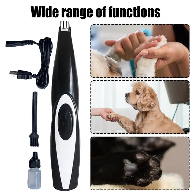 Pet Hair Clipper Cordless Trimmer for Cat Hair USB Rechargeable Dog Kitten Hair Clipper Portable Electric Pet Grooming Tools