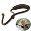 Real Leather Martingale Dog Collar Soft Wide Genuine Leather Dog Collar Adjustable for Medium Large Dogs Pet Training Supplies