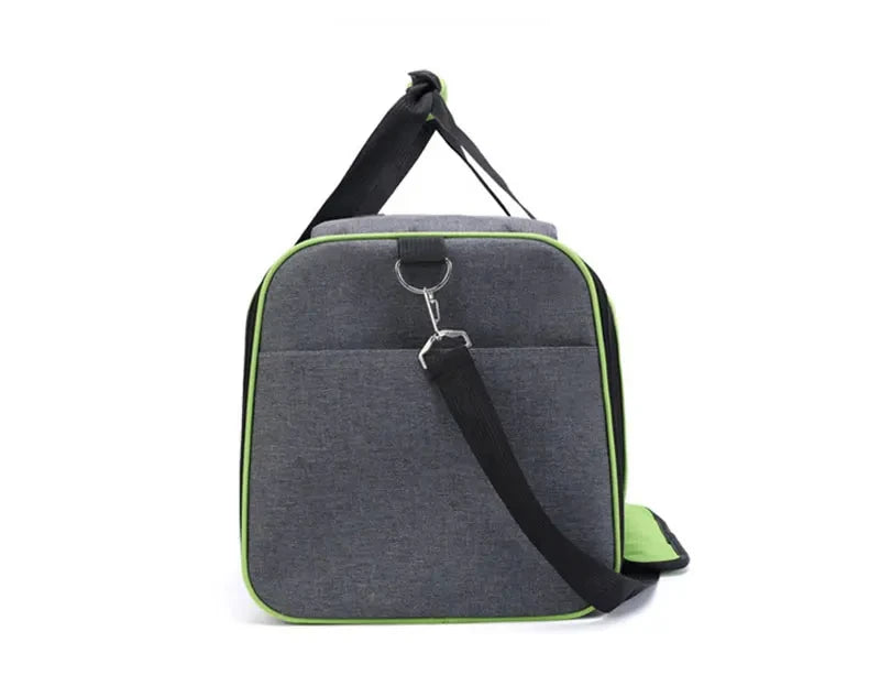 Large Capacity carrier Cat Pet Airlines approved reflective tape Cat Travel Bag expandable Foldable soft dog carrier