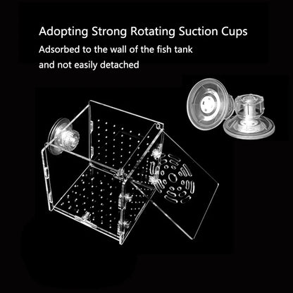 HighTransparent Acrylic Aquarium Fish Breeding Feeding Isolation Box Fish Aquarium Breeder Hatching Incubator Tank  Accessories