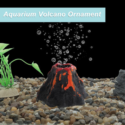 UXCELL 1 Set Aquarium Volcano Ornament Volcano Fish Tank Decorations Aquarium Aquatic Aquatic Resin Decor