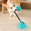 Dog Chew Ball Toys for Aggressive Chewers Interactive Dog Puzzle Toy Food Dispenser Suction Cup Dog Tug Toy for Dogs Teeth Clean