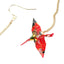 Kranich Earrings Origami Miniblings Bird Cranes Faltkunst Senbazuru Paper