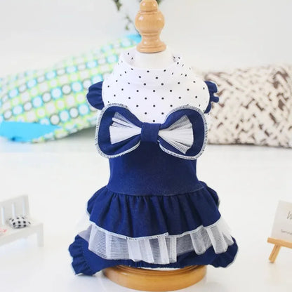 Dog Jumpsuit Skirt Yorkie Chihuahua Maltese Poodle Bichon Puppy Fashion Costume Small Dog Clothes Pants Dress Pet Outfit Tutu