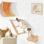 Cat Climbing Shelves Cat Tree Tower Wooden Hammock With Jumping Platform and Ladders for Cat Sleeping and Playing Cats Furniture