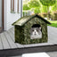 Outdoor Dog Bed Waterproof Roof Bed Waterproof Warm Dog Kennel Winter Tent Dog Nest Thickened Cold-Proof Nest Outdoor Cat House