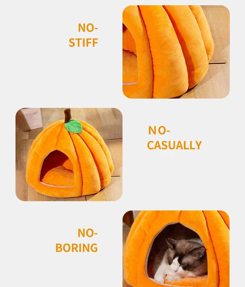 Bed for Cats Plush Beds Banana Puppy Warm Accessory Winter House Accessories Pet Basket Things Goods Houses and Habitats Dog All