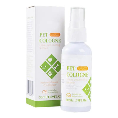50ml Dog Perfume Spray Pet Odor Eliminator Spray Long-Lasting Dog Calming Deodorizer Dog Conditioner Spray For Smelly Dogs