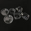 Transparent Aquarium Fish Tank Shrimp Food Feeding Circle Glass Feeder Floating Bottom Feeder Fish Shrimp Aquarium Accessories