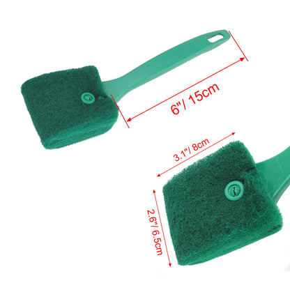 UXCELL Aquarium Cleaning Brush Double Sided Head Sponge Household Window Glass Algae Cleaner Scrubber Fish Tank Clean Tools