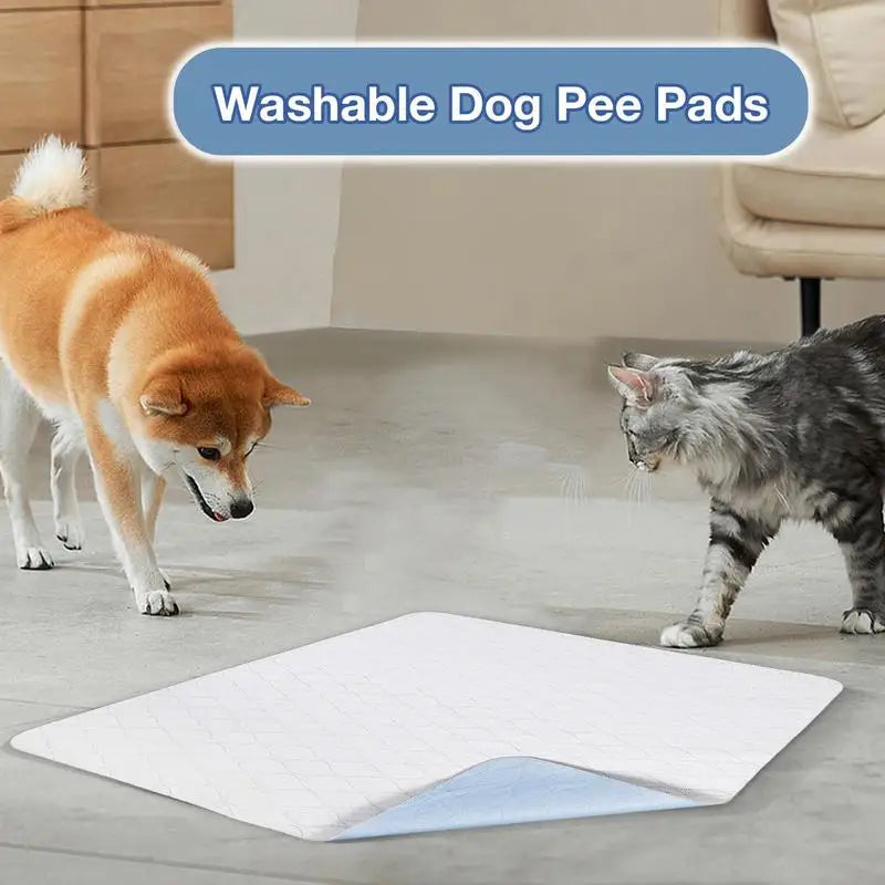 Dog Pee Pad Dog Mat Dog Pads Washable Dog Pee Pad Non-Slip Dog Mats Pee Pads For Dogs Comfortable Pet Pee Pads For Training