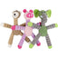 Pet Squeak Dog Toys Currency Bite Resistant Cartoon Animal Design Relieve Boredom Molar Interactive Toys Plush