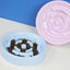 Plastic Dog Cat Slow Food Bowls Non-slip Food Storage Container Pet Feeding Dog Food Bowl Water Bottle For Pets Bowl Feeder Dish