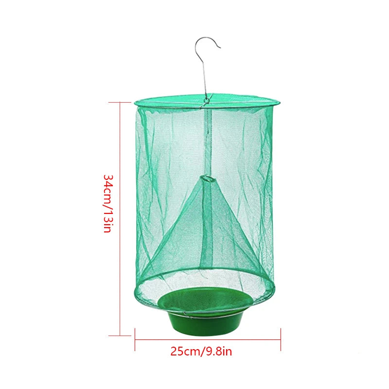 Fly Catcher Pest Control Reusable Hanging Fly Catcher Fly Catcher Cage Net Fly Catcher Garden Hanging Bird CatcherGarden