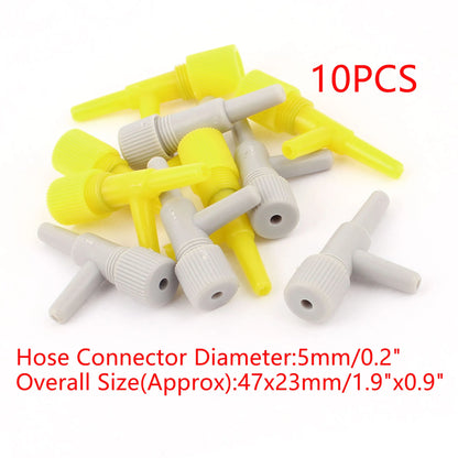 UXCELL Aquarium Air Line Tubing Control Valve 2/3 ways Fish Tank Connector Pump Flow Pipe Valves Tube Hose Trachea Accessories