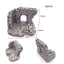 Resin Door Aquarium Decoration Fish Tank Ornament Acuario Rocks for Aquarium Fish Decor For Small Fish Shrimp Shelter House Hot