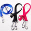 190cm WALK Two DOGS Leash Double Twin Lead Walking Leash Two Pets Cats Dual Couple Dog Leashes Nylon V Shape Leash For dog cat
