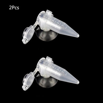 Automatic Fish Feeder Brine Shrimp Feeder Red Worm Feeding Feeder Worm Funnel Cup Fish Food Feeding Tool with Suction Cup New