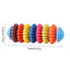 Colorful Puppy Teether Dog Toys Dog Teething Toys Dog Teeth Cleaning Toys Interactive Dog Toys Multifunctional Pet Playing