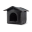 Booteely Black Waterproof Dog House Oxford Cloth And Sponge Material Three Models To Choose From Outdoor Cat House