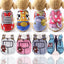 Summer Small Dog Shirt Clothes Vest Down Jacket Cartoon Cute Chihuahua Tshirt Puppy Yorkshire Terrier Puppy Bulldog Ropa Perro