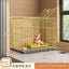 Dog cage Medium and large dog household Dog cage with toilet Square pipe Bold reinforcement Villa indoor Golden Retriever Labrad