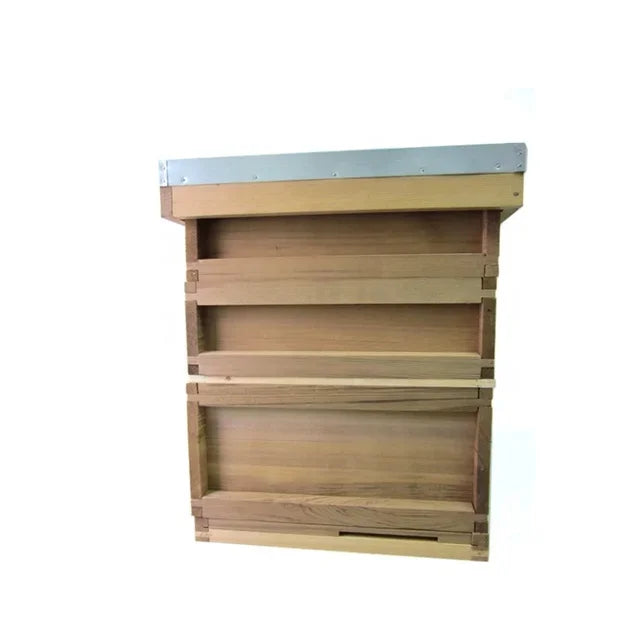 British National Beehive Wooden Honey Bee Box For Bee