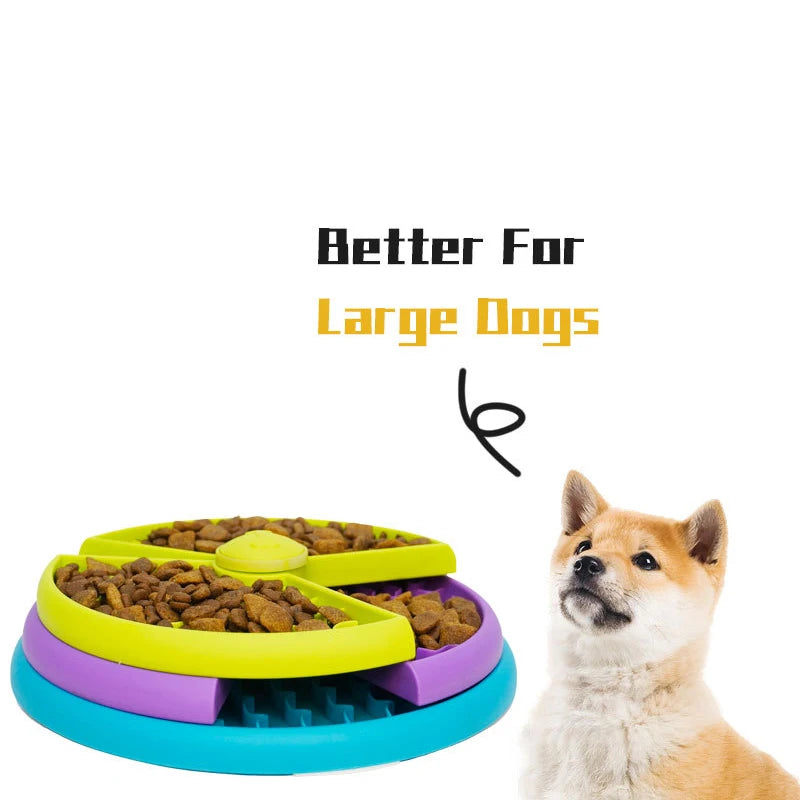 Dog Puzzle Toys Slow Feeder Interactive Increase Puppy IQ Food Dispenser Slowly Eating NonSlip Bowl Pet Cat Dogs Training Game