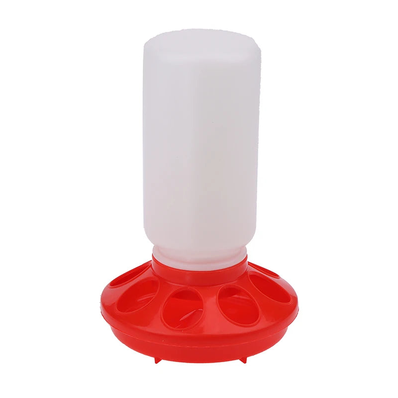 Poultry Thickened Feeder And Drinker Water Food Dispenser Automatic Chicken Birds Chick Waterer Feeding Bucket Container