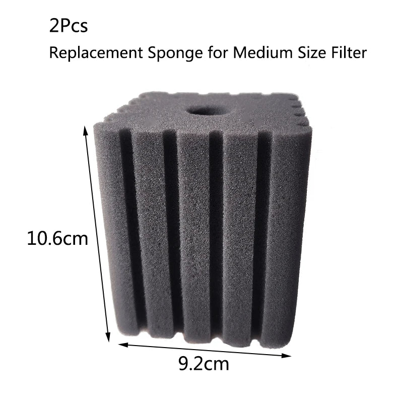 Bio Sponge Filter for Aquarium Fish Tank Shrimp Pond Air Pump Biochemical Filtration Noiseless Foam Aquarium Accessories New