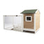 in stock FCS Cheap Outdoor Wooden small animal cage pet rabbit hutch bunny House