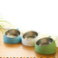 Cat Dog Bowls 15 Degrees Raised Stainless Steel Cat Bowl Safeguard Neck Puppy Pet Feeder Non-slip Crash Elevated Cat Food Bowl