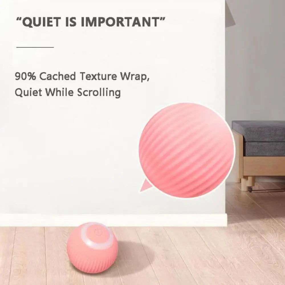 USB Charging Pet Toys Pet Ball Intelligent Avoidance Auto Moving Cat Ball Toy Automatic Rolling Robotic Cat  Kitten Moving Toy