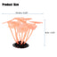 UXCELL Plastic Luminous Plants Glowing Artificial Simulation Coral Aquarium Decoration Underwater Ornament Fish Tank Accessories