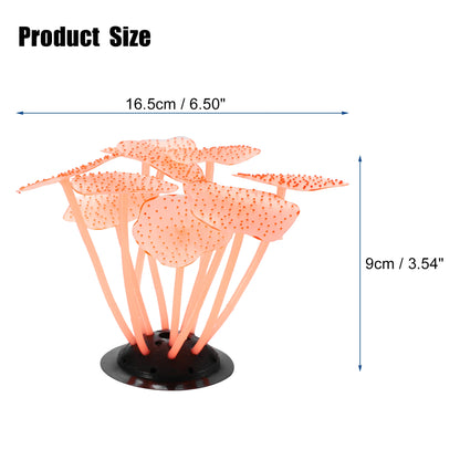UXCELL Plastic Luminous Plants Glowing Artificial Simulation Coral Aquarium Decoration Underwater Ornament Fish Tank Accessories