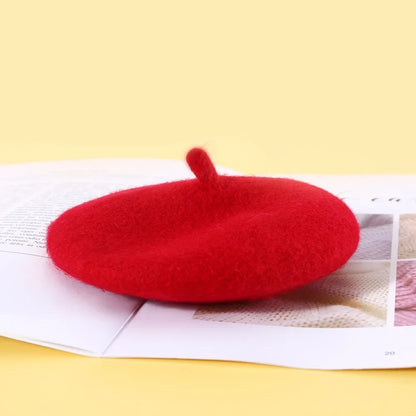 Wool Puppy Beret Adjustable Pet Hat for Cats Small Dogs Cute Beret Style Headwear for Kitten Comfortable Pet Fashion Accessories