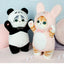 Genuine Mofusand Shark Cat Cute Panda Bunny Plush Toy Cartoon Pillow Hug Pillow Room Decoration Birthday Present Kawaii Gift