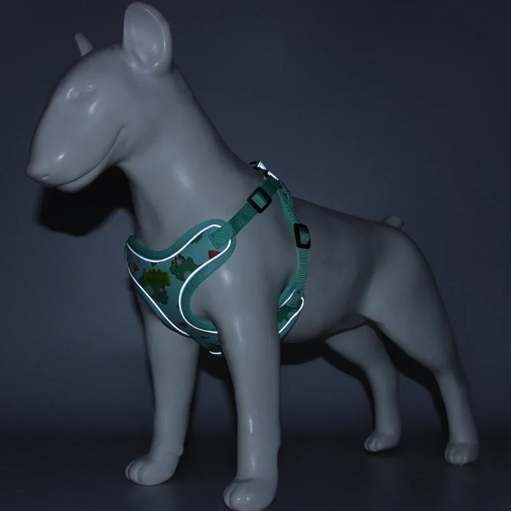 Outdoor Puppy Dog Walking Harness and Leash Set for Small Dogs Reflective Pet Harnesses Chihuahua Poodle Bichon Cat Accessories