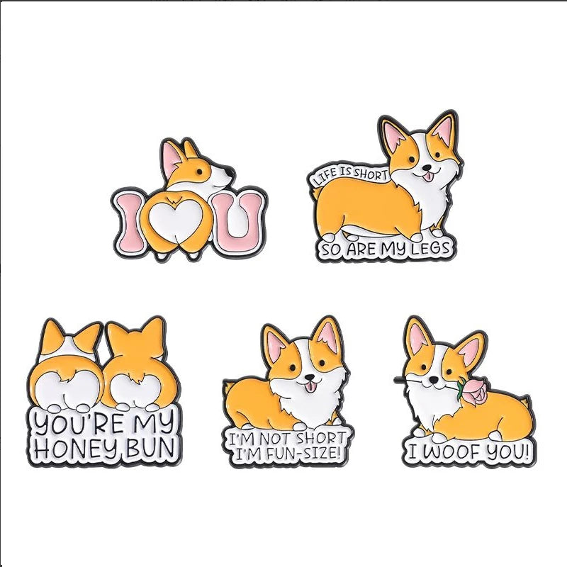 Funny Animal Sets Enamel Pins Cartoon Anime Figure Ghost Spooky Cute Cat Bird Brooches Backpack Lapel Badge Punk Jewelry Gifts