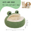 Pet Bed Cat Dog Nest Winter Warm Plush Round Cartoon Frog Deep Sleep Bag Comfort Soft Puppy Dog Bed Warm Cat Basket